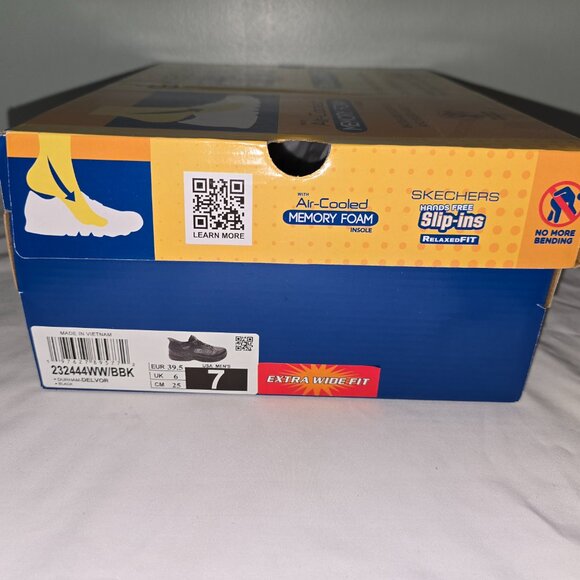 Skechers Hands Free Slip-ins Relaxed Fit, Durham Delver, Black, Men's Sz 7, NIB - Picture 10 of 10